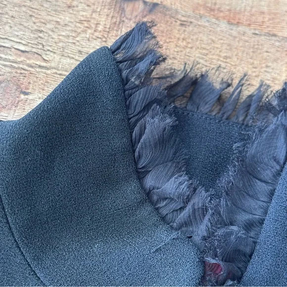 Black Military Style Women's Blazer - Picture 7 of 10